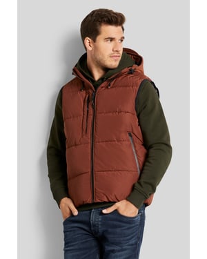 Bugatti Herren Waistcoat met afneembare capuchon