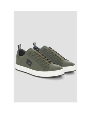 Antony Morato Schoen sneaker 22 leather olive groe