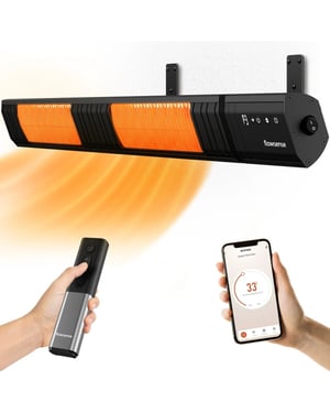 Mirlux Flowsense heater terrasverwarmer elektrisch hangend
