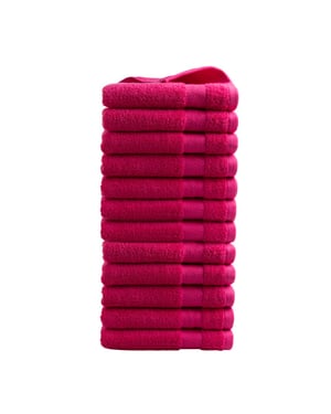 DoubleDry Handdoeken set 50 x 100 cm 12 stuks 100% zacht katoen 500 g/m2 -
