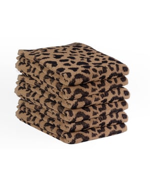 DoubleDry Luxe keukenhanddoeken set 6 stuks 50x50 cm 100% katoen hoge