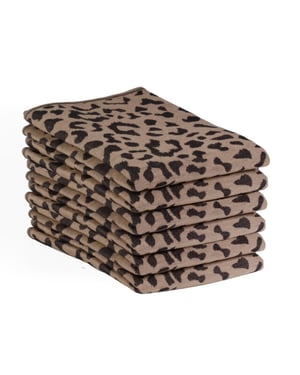 DoubleDry Luxe theedoeken set 6 stuks 50x70 cm 100% katoen hoge