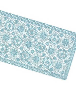 Unique Living tafelloper amira vinyl 40x150cm sage
