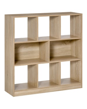 4goodz Boekenkast 8 vakken 30x 97,5x100 cm eikenlook