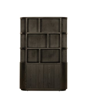 Livingfurn boekenkast novero espresso 40x145x220cm
