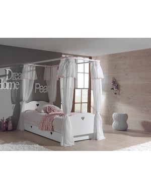 Lucevi amori hemelbed + bedlinnen + rolbed - 90x200 cm