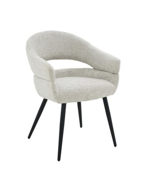 Livingfurn eetkamerstoel megan toffee set van 2 62x58x85cm