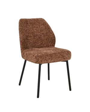 Livingfurn eetkamerstoel tess bordeaux set van 2 63x48x83cm