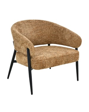 Livingfurn fauteuil dilan venga cognac 72.5x73x75cm