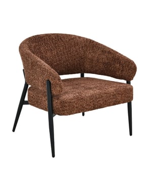 Livingfurn fauteuil dilan venga hazel 72.5x73x75cm