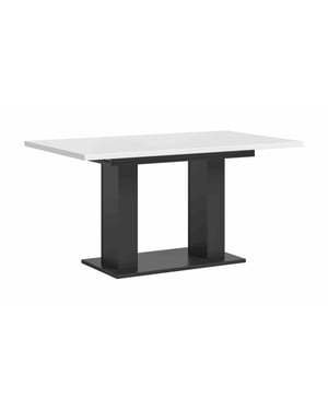 Furnilux Motion eettafel d uitschuifbaar nb wit nb