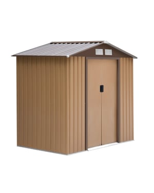 4goodz Gereedschapsschuur metaal 127x213x185 cm -