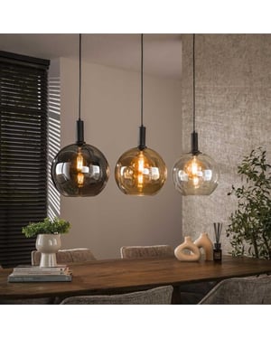 Hoyz hanglamp sfera tricolore 3-lichts artic