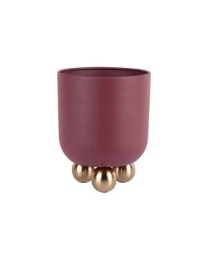 Present Time bloempot estilo small bordeaux