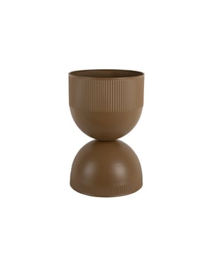 Present Time bloempot tonar medium mocha brown