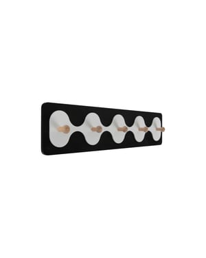 Present Time coatrack rizar medium & wit