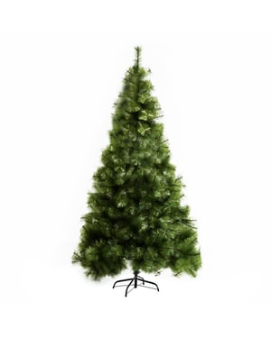 Homcom Kunstkerstboom 210 cm kunstkerstboom met 505 spikes kerstboom