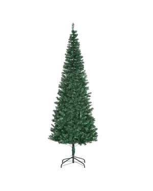 Homcom Kunstkerstboom smal met metalen standaard 210 cm Ø81 cm