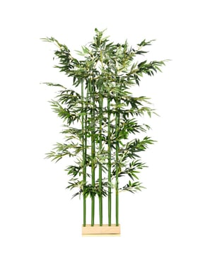 4goodz Kunstplant bamboe roomdivider 180 cm hoog groen