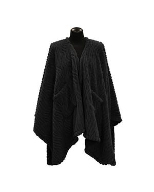 Unique Living omslagplaid clio 148x160cm black