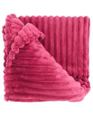 Unique Living plaid lex 150x200cm fuchsia