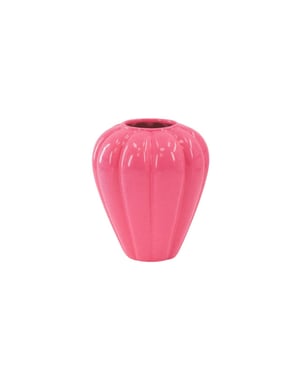 House Vitamin Swirl vase-ceramic- pink- 20x20x21,5 cm
