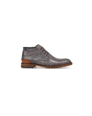 Floris van Bommel Half hoge heren schoen crepi 11.03