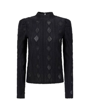Aaiko Top lange mouw ivona mesh pes 12