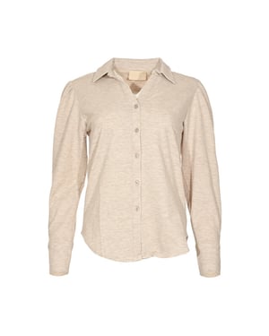 Maicazz Payden blouse fa25.20.008 dark sand