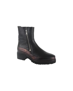 Piedi Nudi Coco 09.02 black anthracite dames enkellaarzen sportief