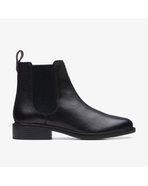 Cologne Arlo Black Leather Boots