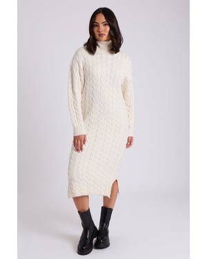 Urban Bliss Cream Ascot Longline Dress