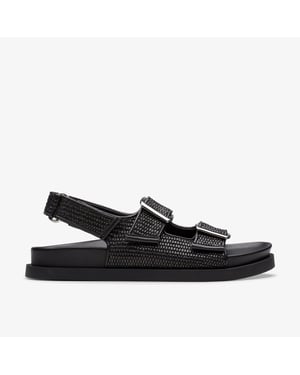 Jessamine Sol Svarta Sandaler
