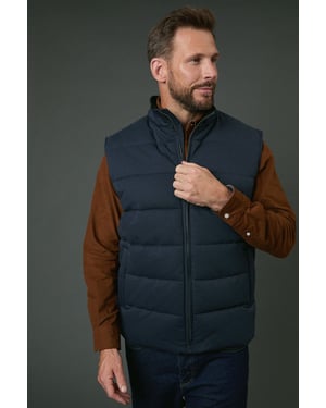 Navy Padded Gilet