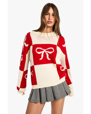 Bow Christmas Jumper