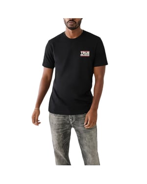 True Religion Mens T Shirts Short Sleeve Buddha Summer Crew Neck Cotton Tee New