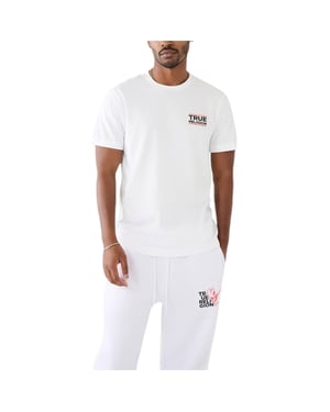 True Religion Mens T Shirts Short Sleeve Buddha Summer Crew Neck Cotton Tee New