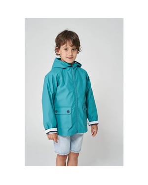 Batela Turquoise kinder regenjas lauwersoog -