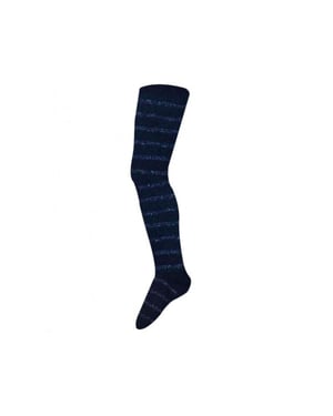 In Control 897 navy lurex stripe