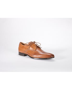 Giorgio 46998 kleurige leren veterschoen (05/cognac)
