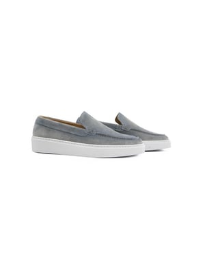 Giorgio 13781 suède loafer met witte zool