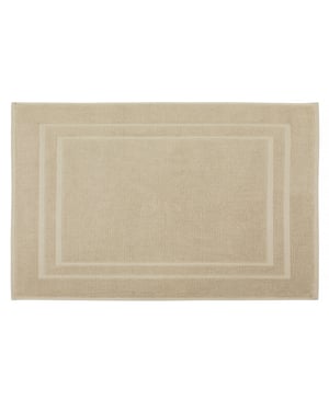 DoubleDry Hotel badmat 50 x 80 cm – 100% katoen – zacht en absorberend – beige