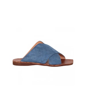 Walk in the Park D091 slipper suede (jeans)