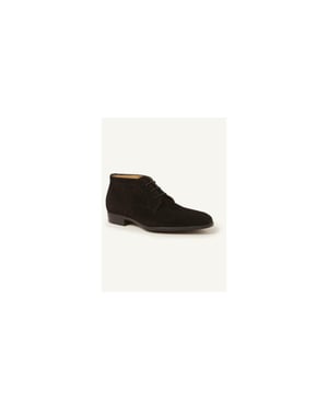 Giorgio 38205 halfhoge suede veterschoen