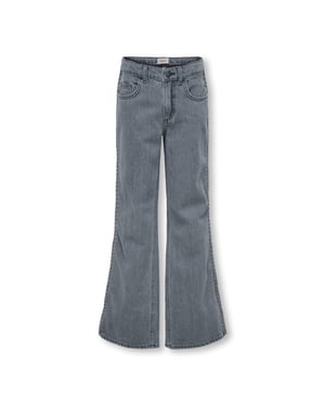 Only Kogjuicy braid wide leg dnm grey denim