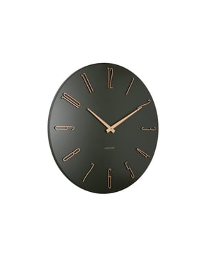 Karlsson wandklok esmerado large luxury green- Ø60cm