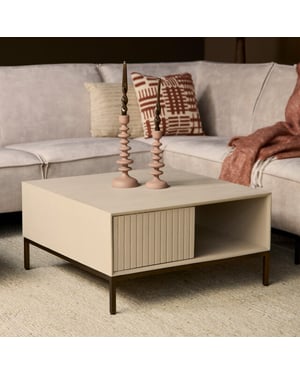 Starfurn salontafel madison sand 80 cm vierkant