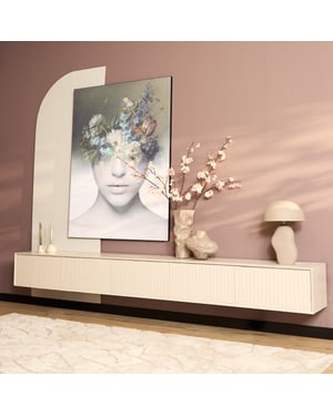 Starfurn zwevend tv meubel madison sand 280 cm