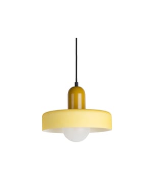 Leitmotiv hanglamp opaco grato ochre yellow & soft yellow