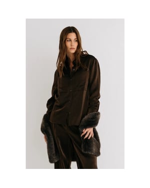 Maicazz Wi25.20.002 rango blouse brown